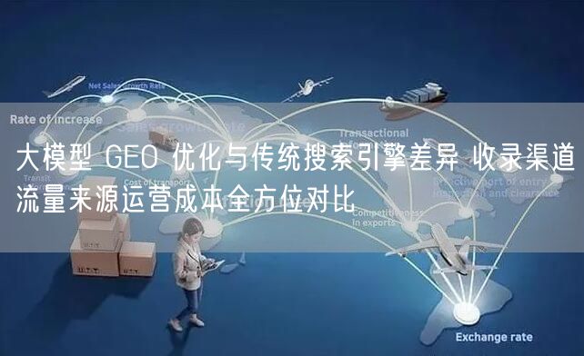 大模型 GEO 优化与传统搜索引擎差异 收录渠道流量来源运营成本全方位对比