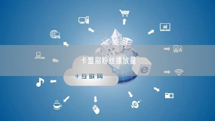卡盟刷粉丝播放量