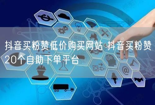 抖音买粉赞低价购买网站 抖音买粉赞20个自助下单平台