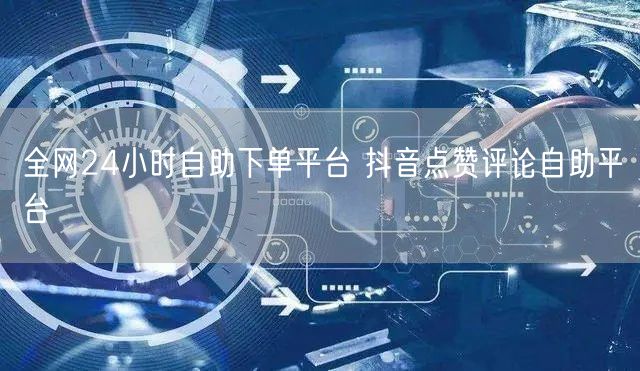 全网24小时自助下单平台 抖音点赞评论自助平台