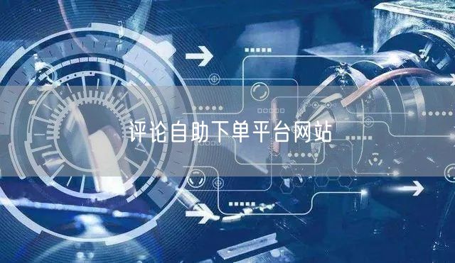 评论自助下单平台网站