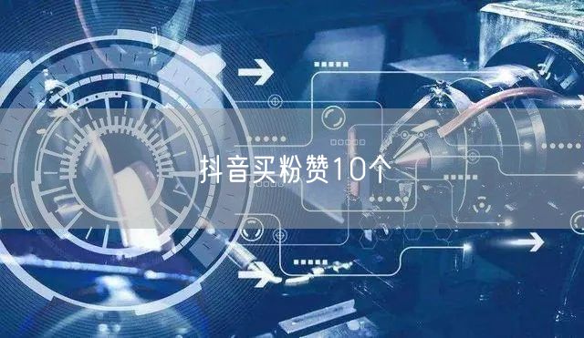 抖音买粉赞10个