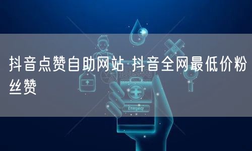 抖音点赞自助网站 抖音全网最低价粉丝赞