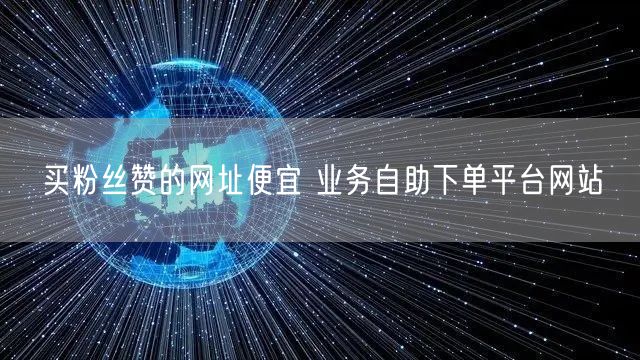 买粉丝赞的网址便宜 业务自助下单平台网站