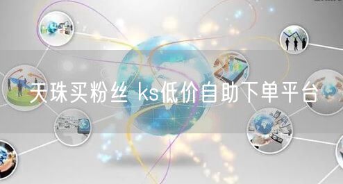 天珠买粉丝 ks低价自助下单平台