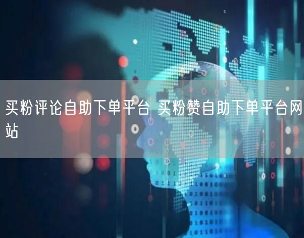 买粉评论自助下单平台 买粉赞自助下单平台网站